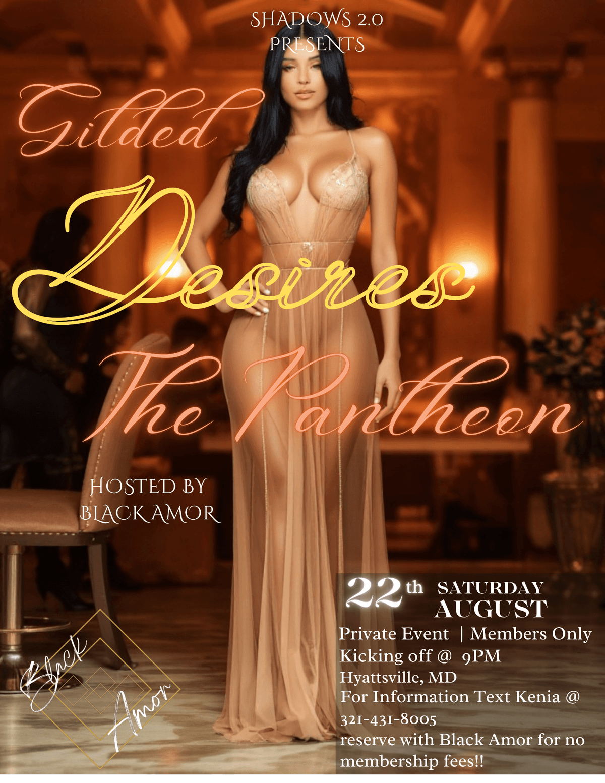Gilded Desires: The Pantheon @ Shadows Club